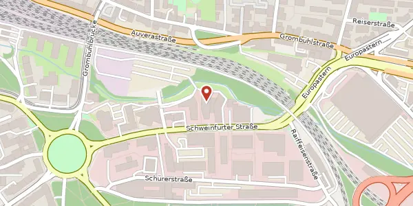 Karte der Umgebung von Schweinfurter Str. 9, 97080 Würzburg