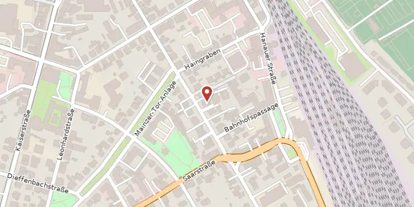 Karte der Umgebung von Bismarckstr. 24b, 61169 Friedberg