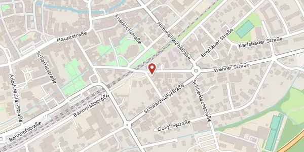 Karte der Umgebung von Steinhäußlerstraße 1, 79650 Schopfheim