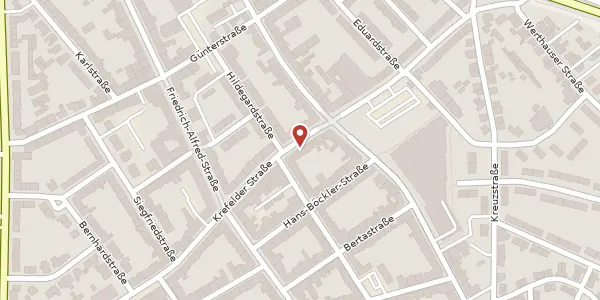 Karte der Umgebung von Krefelder Str. 7, 47226 Duisburg
