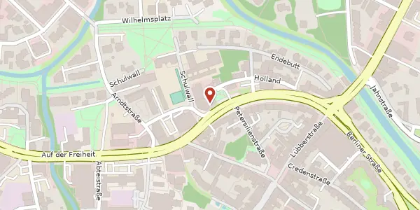 Karte der Umgebung von Berliner Str. 3, 32052 Herford