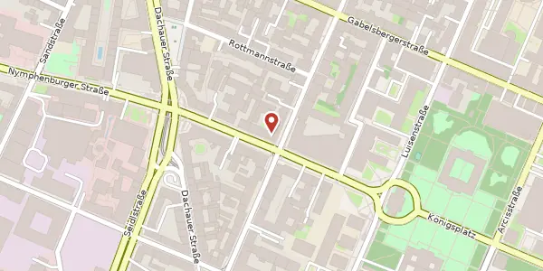 Karte der Umgebung von Brienner Str. 44, 80333 München