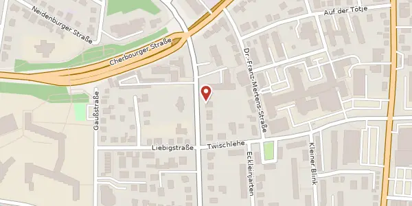 Karte der Umgebung von Wurster Str. 102, 27580 Bremerhaven