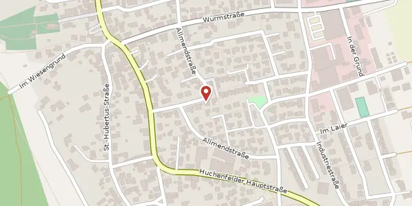 Karte der Umgebung von Allmendstraße 47, 75181 Pforzheim