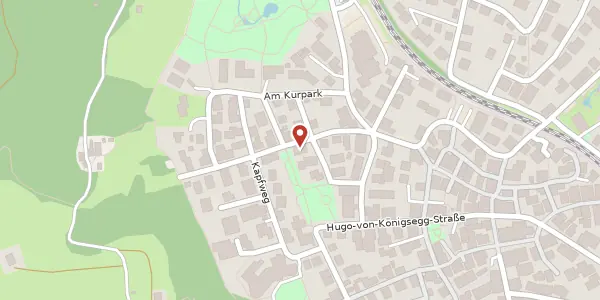 Karte der Umgebung von Bürgermeister-Aichele-Weg 7, 87534 Oberstaufen