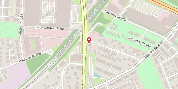 Karte der Umgebung von Köpenicker Straße 25, 12683 Berlin