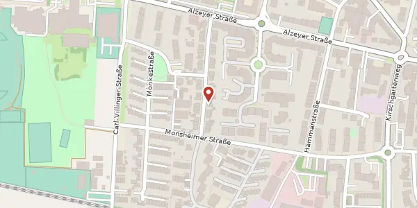 Karte der Umgebung von Sebastian-Münster-Str. 27, 67549 Worms