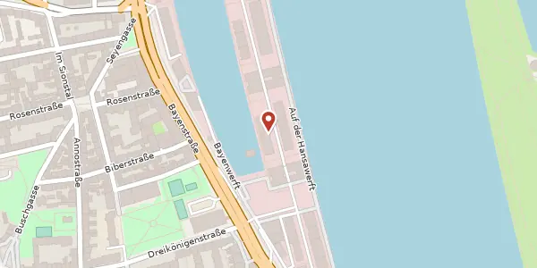 Karte der Umgebung von Im Zollhafen 22, 50678 Köln