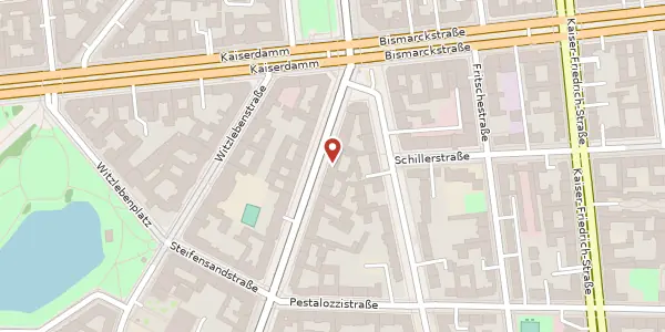 Karte der Umgebung von Suarezstraße 60, 14057 Berlin