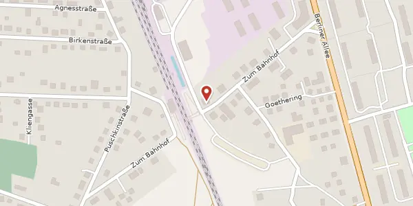 Karte der Umgebung von Zum Bahnhof 44, 15806 Zossen