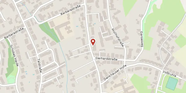 Karte der Umgebung von Borbecker Str. 114, 45475 Mülheim an der Ruhr