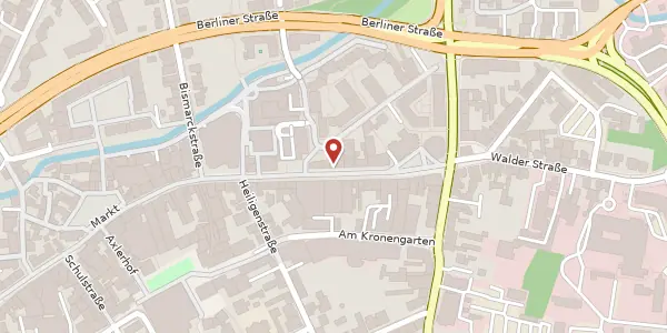 Karte der Umgebung von Mittelstr. 28, 40721 Hilden