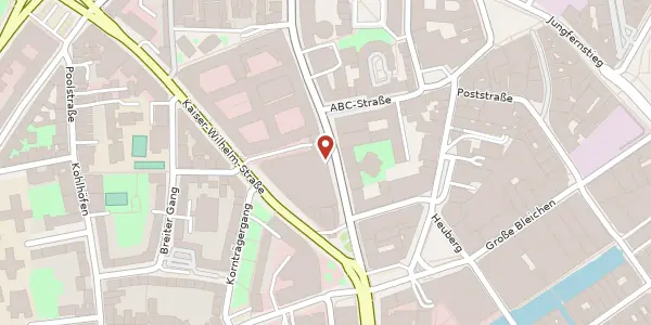 Karte der Umgebung von Fuhlentwiete 5, 20355 Hamburg