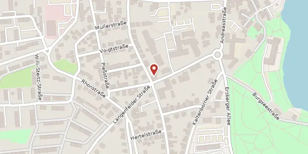 Karte der Umgebung von Langenfelder Straße 14, 36433 Bad Salzungen