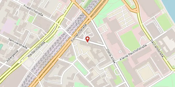 Karte der Umgebung von Maxstraße 11, 01067 Dresden