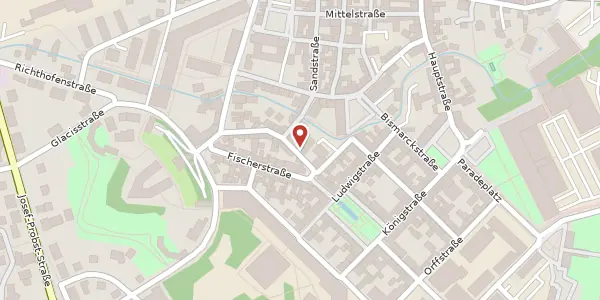 Karte der Umgebung von Bergstraße 18, 76726 Germersheim