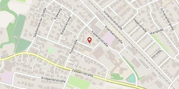 Karte der Umgebung von Jahnstraße 5, 88048 Friedrichshafen