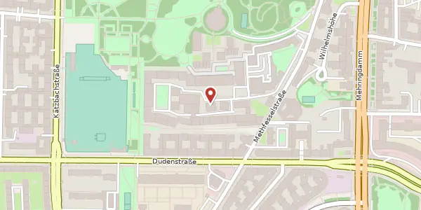 Karte der Umgebung von Eberhard-Roters-Platz 5, 10965 Berlin