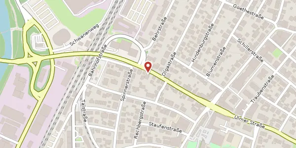 Karte der Umgebung von Stuttgarter Straße 29, 73240 Wendlingen