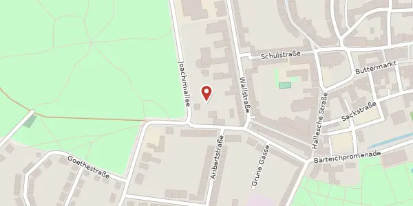 Karte der Umgebung von Joachimiallee 2, 06366 Köthen (Anhalt)