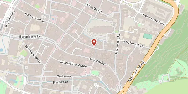Karte der Umgebung von Schusterstraße 17, 79098 Freiburg im Breisgau