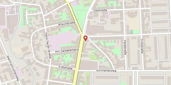 Karte der Umgebung von Magdeburger Allee 140, 99086 Erfurt