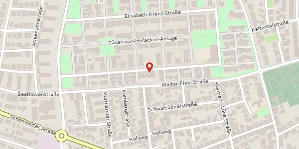 Karte der Umgebung von Elfriede-Breitenbach-Straße 28, 71640 Ludwigsburg