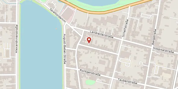 Karte der Umgebung von Mühlenstraße 6, 19055 Schwerin