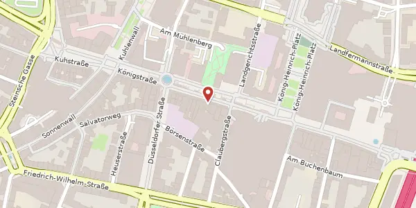 Karte der Umgebung von Königstr. 38, 47051 Duisburg