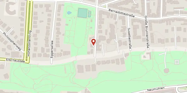 Karte der Umgebung von Fischers Allee 5, 22763 Hamburg