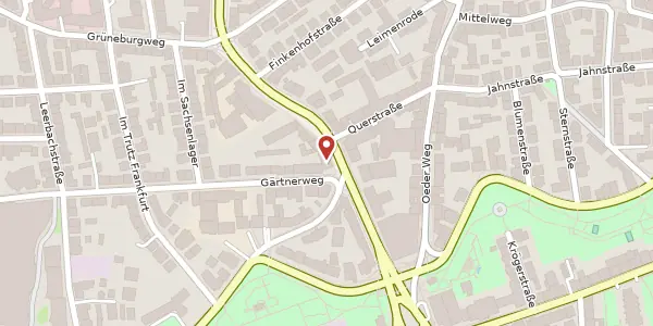 Karte der Umgebung von Eschersheimer Landstr. 19-21, 60322 Frankfurt