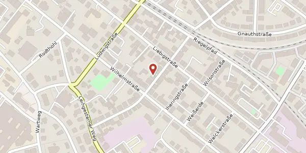 Karte der Umgebung von Ebelstraße 14, 35392 Gießen