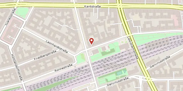 Karte der Umgebung von Stuttgarter Platz 19, 10627 Berlin