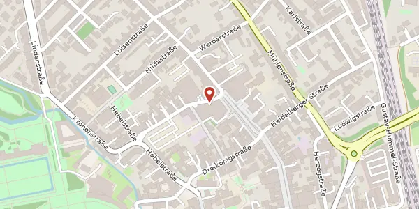 Karte der Umgebung von Wildemannstraße 4, 68723 Schwetzingen