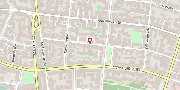 Karte der Umgebung von Ainmillerstr. 27 a, 80801 München