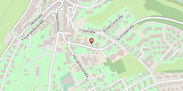 Karte der Umgebung von Fürstin-Eugenie-Straße 9, 72379 Hechingen