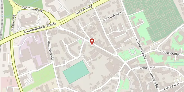 Karte der Umgebung von Kaiserswerther Str. 17, 40878 Ratingen