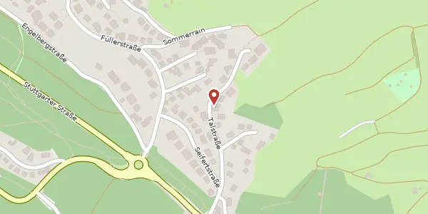 Karte der Umgebung von Talstraße 24, 70839 Gerlingen