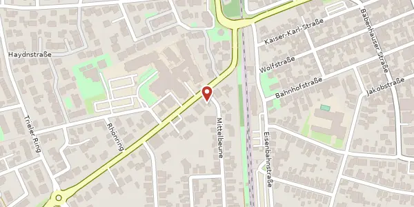 Karte der Umgebung von Dudenhöfer Str. 10, 63500 Seligenstadt