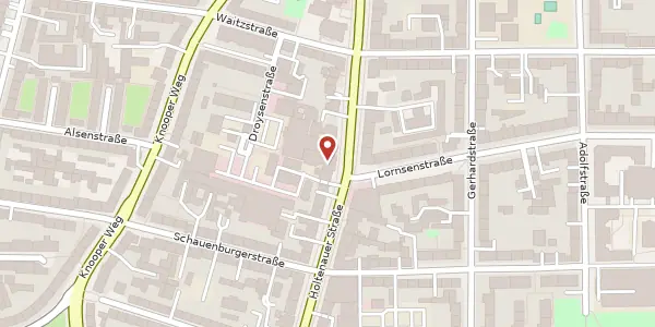 Karte der Umgebung von Holtenauer Straße 69, 24105 Kiel