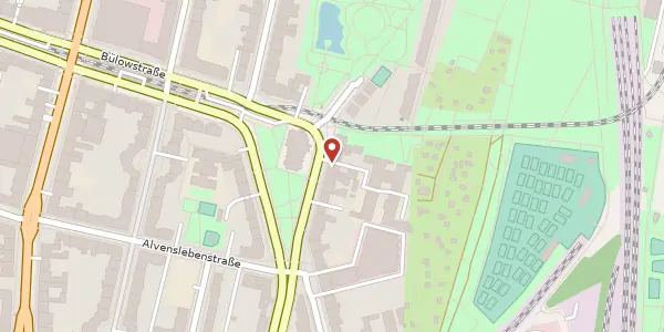 Karte der Umgebung von Bülowstraße 66, 10783 Berlin
