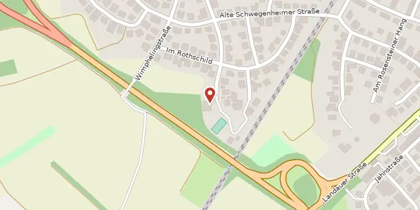 Karte der Umgebung von Friedrich-Sprater-Straße 1a, 67346 Speyer