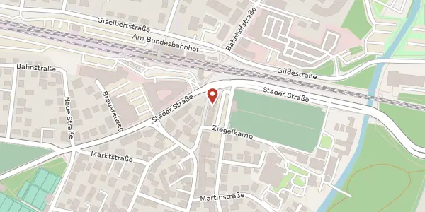 Karte der Umgebung von Hauptstraße 3-5, 21614 Buxtehude