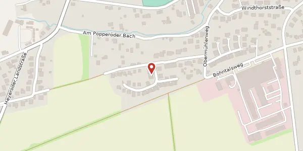 Karte der Umgebung von Joachim-von-Burck-Straße 10, 99974 Mühlhausen