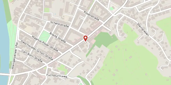 Karte der Umgebung von Karl-Liebknecht-Straße 30, 07749 Jena