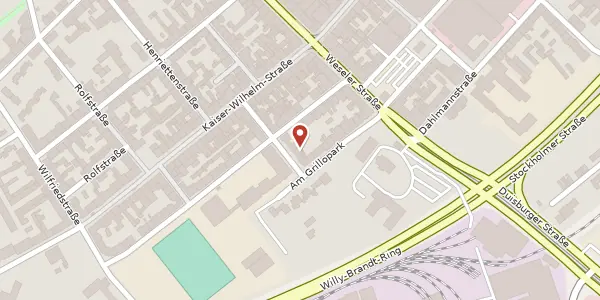 Karte der Umgebung von Elsa-Brandström-Str. 13, 47169 Duisburg