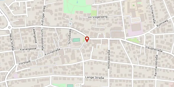 Karte der Umgebung von Kirchstraße 1, 71116 Gärtringen