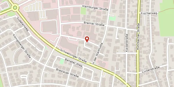 Karte der Umgebung von Lübecker Straße 3d, 69181 Leimen