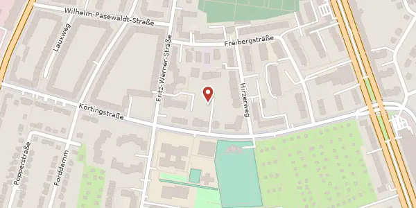 Karte der Umgebung von Körtingstraße 44 a, 12107 Berlin