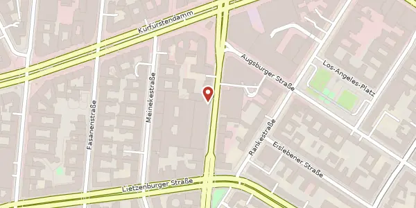 Karte der Umgebung von Joachimsthaler Straße 15, 10719 Berlin
